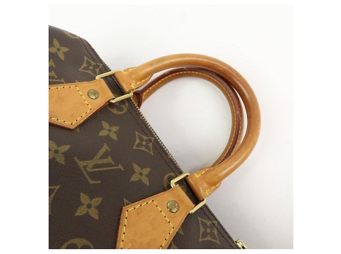 Louis Vuitton Monogram Speedy 25 Boston Bag Hand Bag Brown M41528 - vista 6