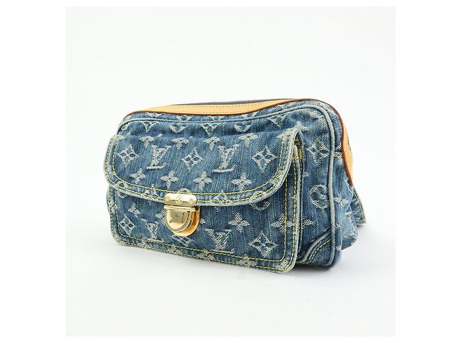 Borsetta a Vita Louis Vuitton Monogram Denim Blue M95347 - vista 3