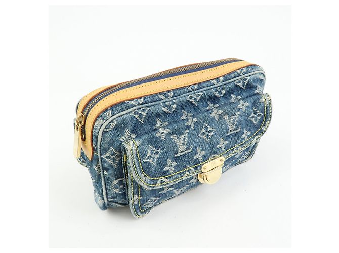 Borsetta a Vita Louis Vuitton Monogram Denim Blue M95347 - vista 4