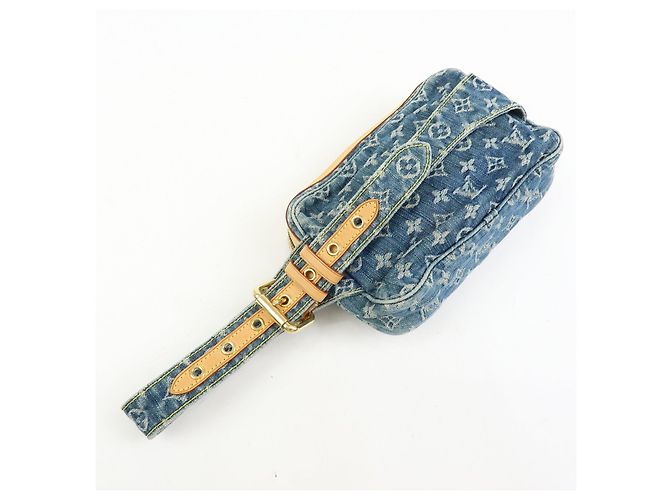 Borsetta a Vita Louis Vuitton Monogram Denim Blue M95347 - vista 6