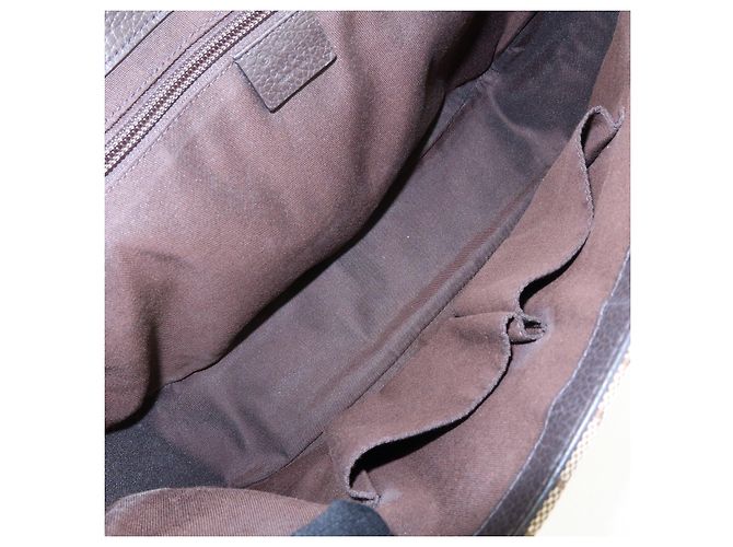 Borsa a tracolla e a spalla GUCCI GG Canvas Leather Beige Brown 449171 - vista 21