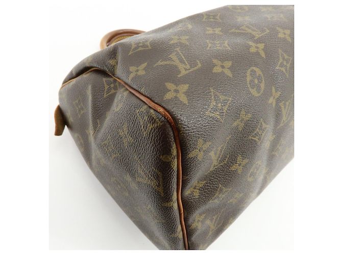 Louis Vuitton Monogram Speedy 30 Boston Bag Hand Bag Brown M41526 - vista 11