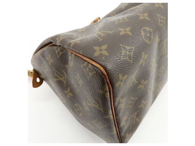 Louis Vuitton Monogram Speedy 30 Boston Bag Hand Bag Brown M41526 - vista 12