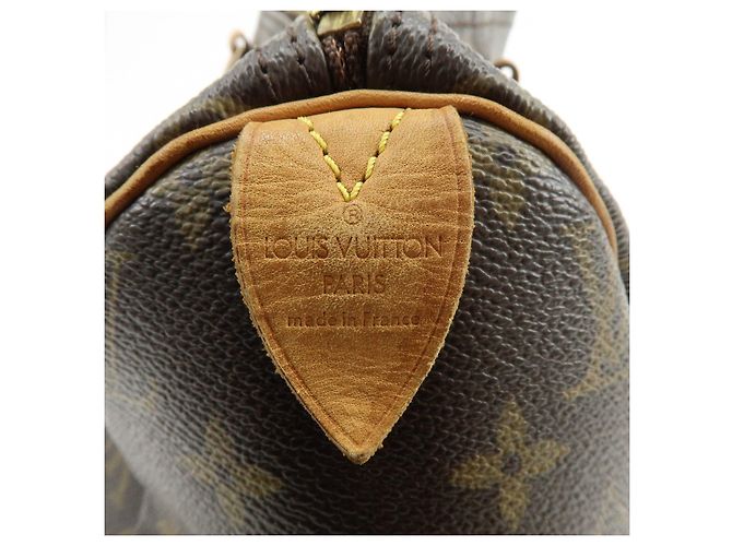 Louis Vuitton Monogram Speedy 30 Boston Bag Hand Bag Brown M41526 - vista 23