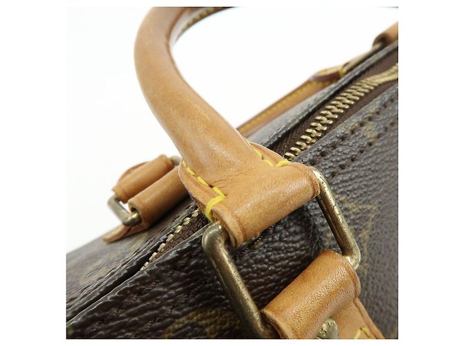 Louis Vuitton Monogram Speedy 30 Boston Bag Hand Bag Brown M41526 - vista 9