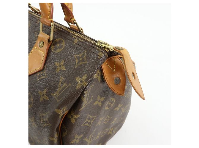 Louis Vuitton Monogram Speedy 30 Boston Bag Hand Bag Brown M41526 - vista 16