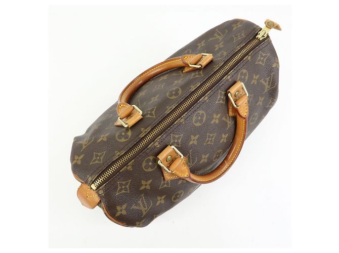 Louis Vuitton Monogram Speedy 30 Boston Bag Hand Bag Brown M41526 - vista 18
