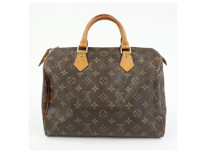 Louis Vuitton Monogram Speedy 30 Boston Bag Hand Bag Brown M41526 - vista 2