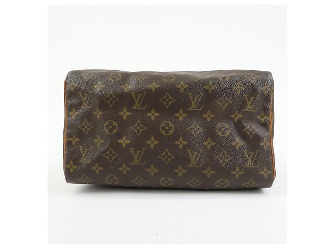 Louis Vuitton Monogram Speedy 30 Boston Bag Hand Bag Brown M41526 - vista 5