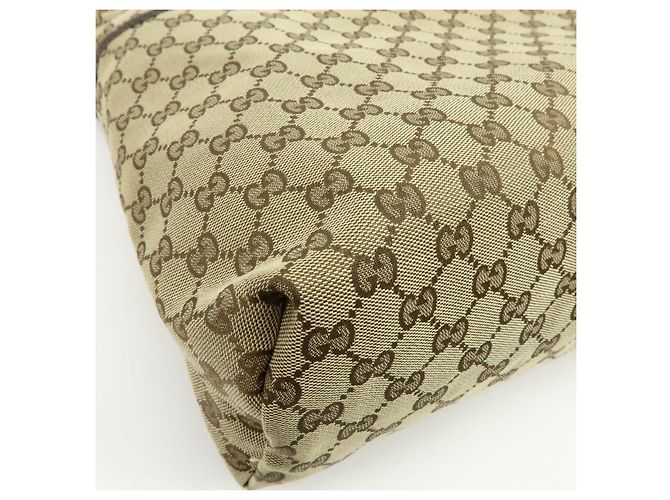 Borsa a Spalla e Tracolla GUCCI Sherry GG Canvas Leather Beige 189751 - vista 10