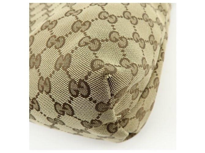 Borsa a Spalla e Tracolla GUCCI Sherry GG Canvas Leather Beige 189751 - vista 13