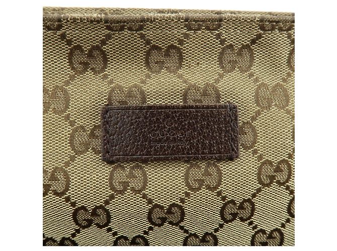 Borsa a Spalla e Tracolla GUCCI Sherry GG Canvas Leather Beige 189751 - vista 16