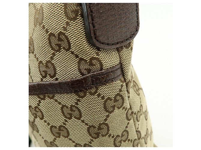 Borsa a Spalla e Tracolla GUCCI Sherry GG Canvas Leather Beige 189751 - vista 18