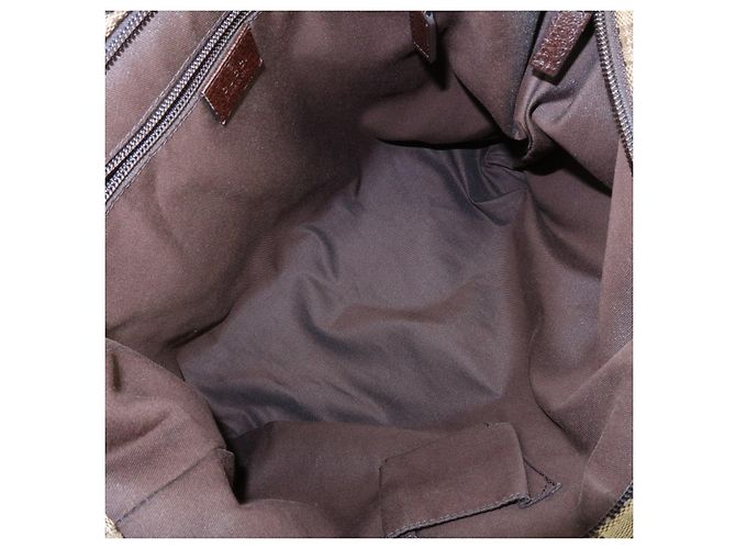 Borsa a Spalla e Tracolla GUCCI Sherry GG Canvas Leather Beige 189751 - vista 21