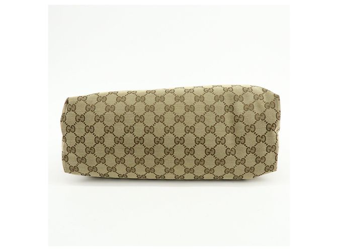 Borsa a Spalla e Tracolla GUCCI Sherry GG Canvas Leather Beige 189751 - vista 5