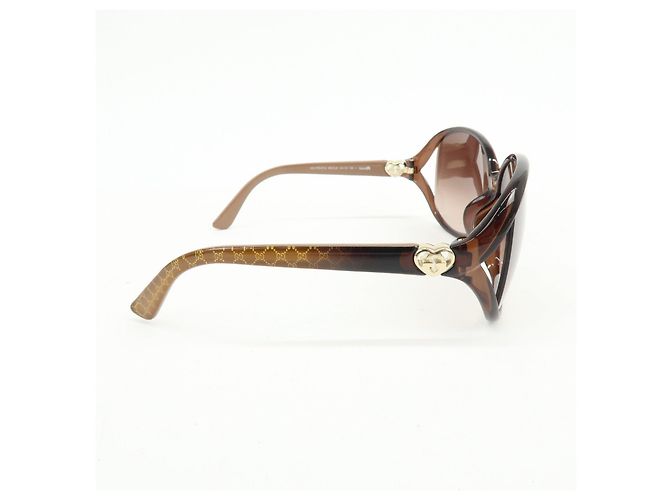 Gafas de sol de plástico GUCCI Interlocking G Lovely Heart 64 □13 GG3792/F/S - vista 5
