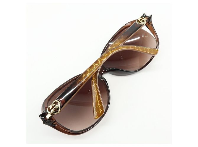 Gafas de sol de plástico GUCCI Interlocking G Lovely Heart 64 □13 GG3792/F/S - vista 7