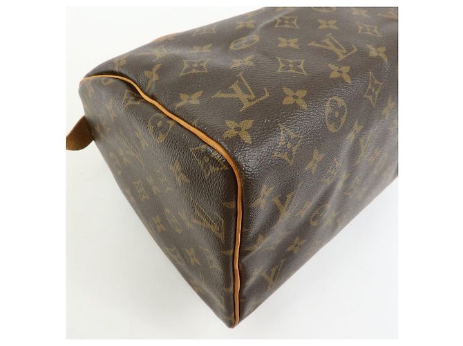 Louis Vuitton Monogram Speedy 30 Boston Bag Hand Bag Brown M41526 - vista 12