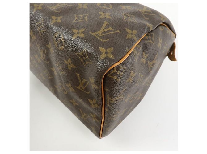 Louis Vuitton Monogram Speedy 30 Boston Bag Hand Bag Brown M41526 - vista 13