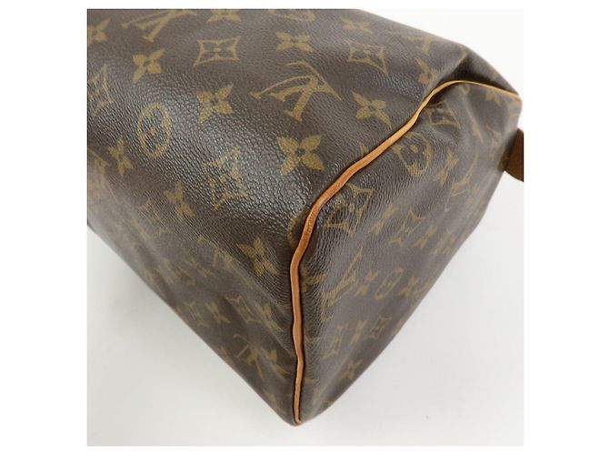 Louis Vuitton Monogram Speedy 30 Boston Bag Hand Bag Brown M41526 - vista 15