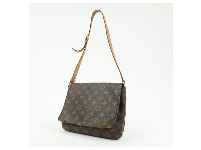 Louis Vuitton Monogram Musette Tango Short Shoulder Bag Brown M51257 - vista 3