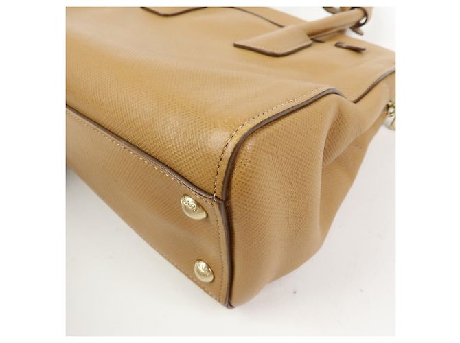 Borsa 2Way PRADA Logo in pelle Saffiano Borsa a mano Borsa a tracolla Camel BN2569 - vista 12