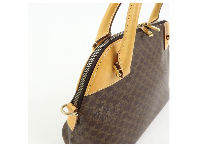 Céline Borsa 2Way CELINE Macadam PVC Leather Borsa a mano Borsa a tracolla Brown Beige - vista 14