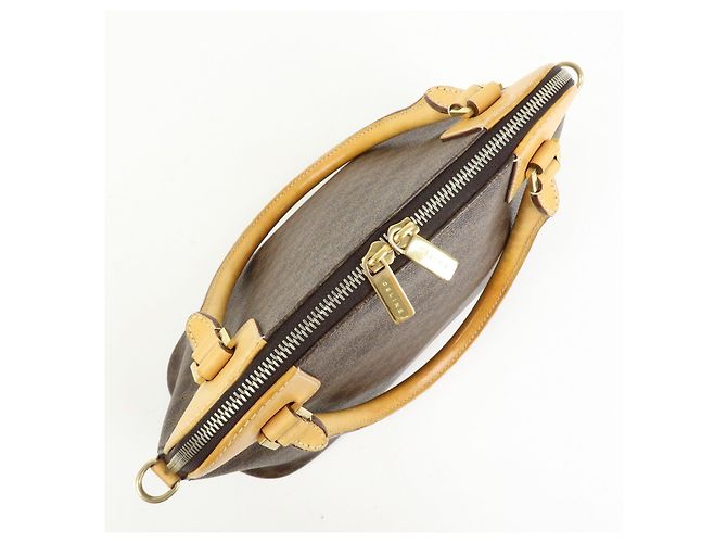 Céline Borsa 2Way CELINE Macadam PVC Leather Borsa a mano Borsa a tracolla Brown Beige - vista 15
