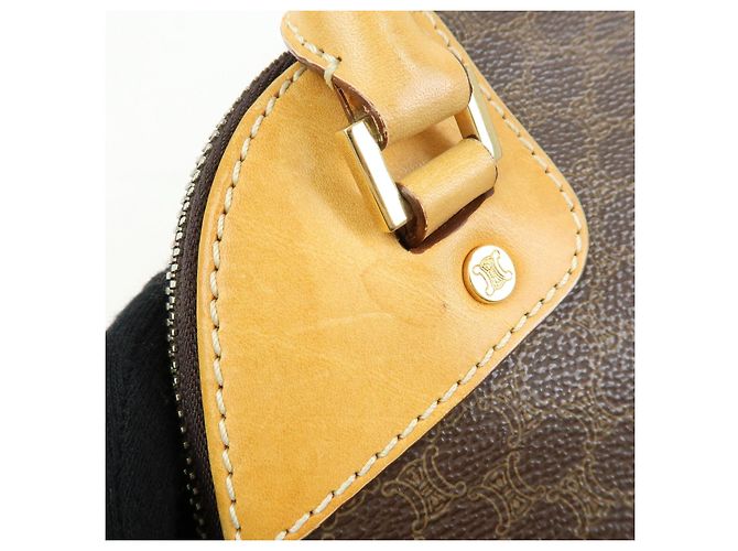 Céline Borsa 2Way CELINE Macadam PVC Leather Borsa a mano Borsa a tracolla Brown Beige - vista 18