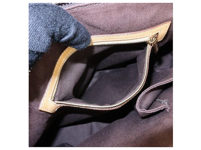 Céline Borsa 2Way CELINE Macadam PVC Leather Borsa a mano Borsa a tracolla Brown Beige - vista 20