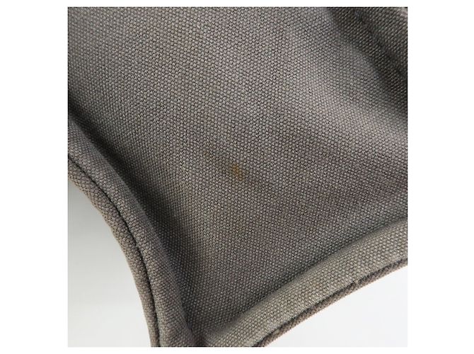 Hermès HERMES Herline Fourre Tout MM Canvas Tote Bag Grey Black - Ansicht 15