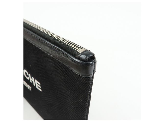 Autre Marque SAINT LAURENT PARIS Borsa a Pochette Rive Gauche Black White 565722 - vista 10