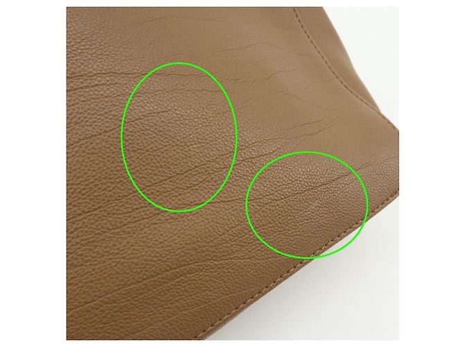 Chloé Borsa a spalla e crossbody in pelle Chloe Elsie con catena Marrone Camel - vista 17