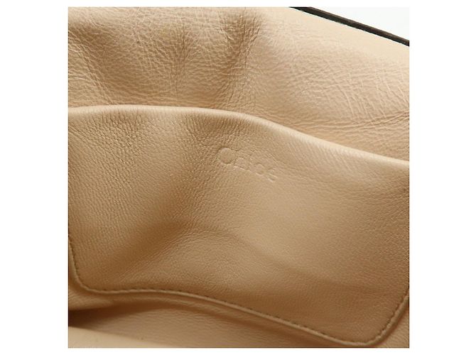 Chloé Borsa a spalla e crossbody in pelle Chloe Elsie con catena Marrone Camel - vista 24