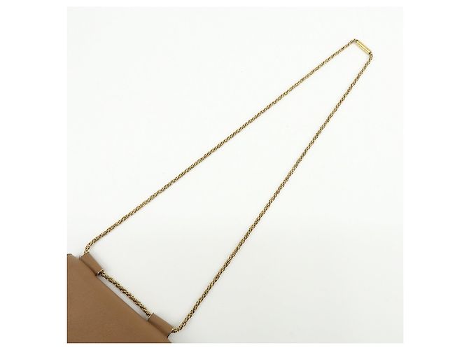 Chloé Borsa a spalla e crossbody in pelle Chloe Elsie con catena Marrone Camel - vista 6