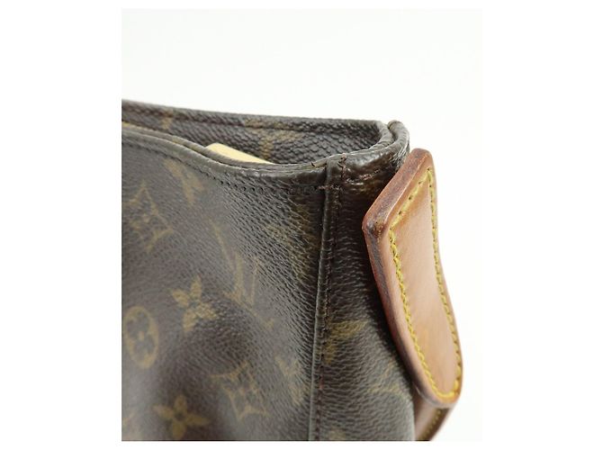 Borsa a tracolla Louis Vuitton Monogram Looping GM Brown M51145 - vista 14