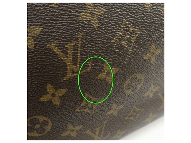 Borsa a tracolla Louis Vuitton Monogram Looping GM Brown M51145 - vista 16