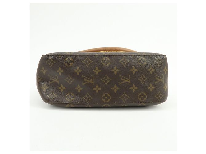 Borsa a tracolla Louis Vuitton Monogram Looping GM Brown M51145 - vista 5