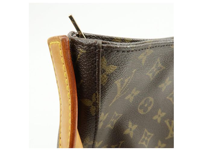 Borsa a tracolla Louis Vuitton Monogram Looping GM Marrone M51145 - vista 14