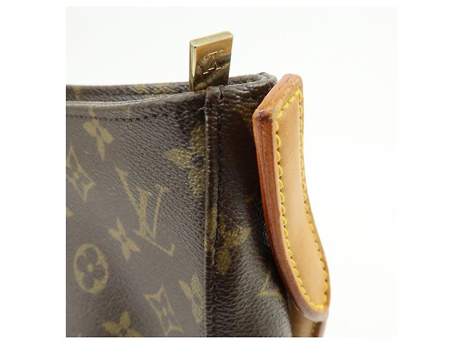 Borsa a tracolla Louis Vuitton Monogram Looping GM Marrone M51145 - vista 17