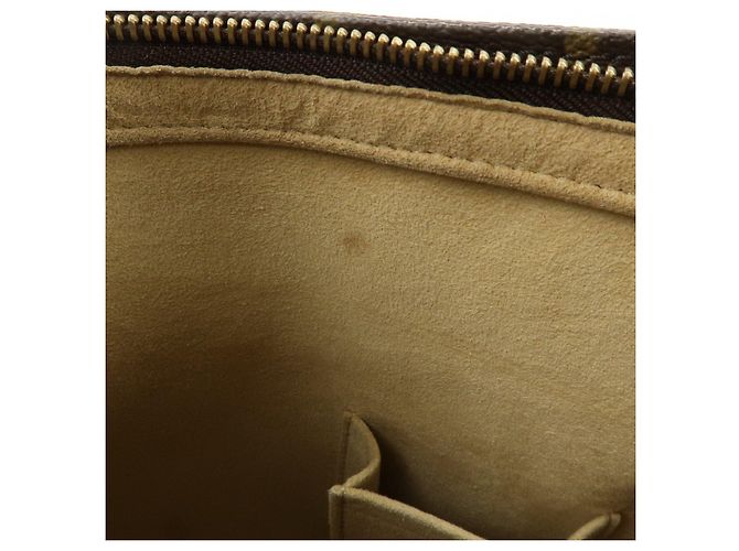 Borsa a tracolla Louis Vuitton Monogram Looping GM Marrone M51145 - vista 22