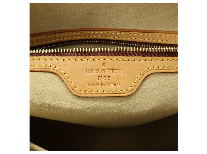 Borsa a tracolla Louis Vuitton Monogram Looping GM Marrone M51145 - vista 23
