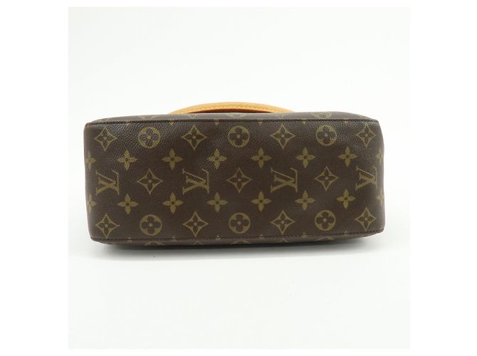 Borsa a tracolla Louis Vuitton Monogram Looping GM Marrone M51145 - vista 5
