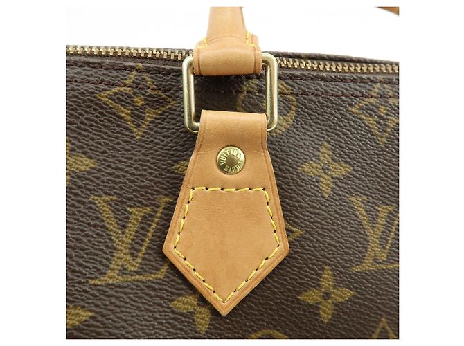 Louis Vuitton Monogram Speedy 25 Boston Bag Hand Bag Brown M41528 - vista 10