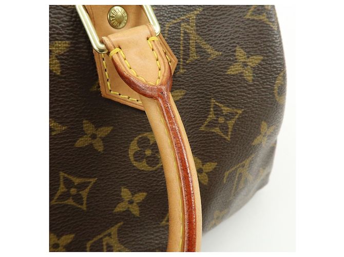 Louis Vuitton Monogram Speedy 25 Boston Bag Hand Bag Brown M41528 - vista 11