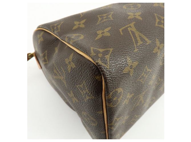 Louis Vuitton Monogram Speedy 25 Boston Bag Hand Bag Brown M41528 - vista 14