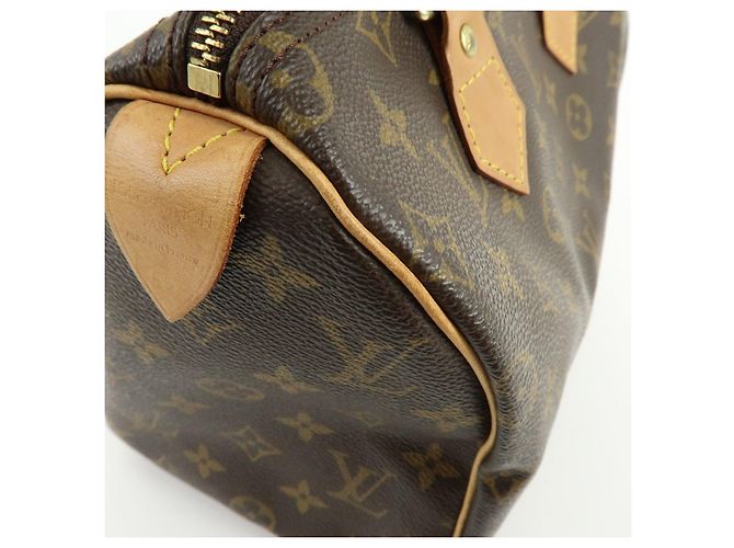 Louis Vuitton Monogram Speedy 25 Boston Bag Hand Bag Brown M41528 - vista 15