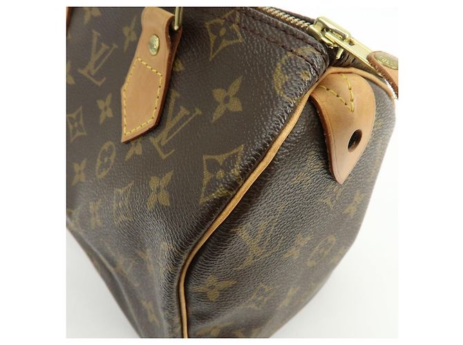 Louis Vuitton Monogram Speedy 25 Boston Bag Hand Bag Brown M41528 - vista 16