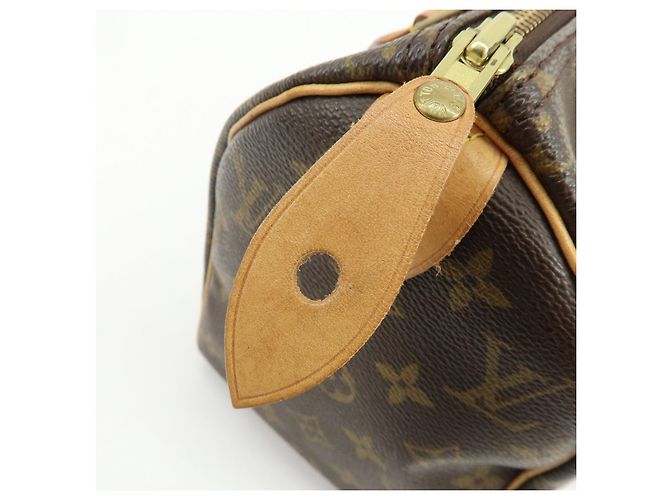 Louis Vuitton Monogram Speedy 25 Boston Bag Hand Bag Brown M41528 - vista 19