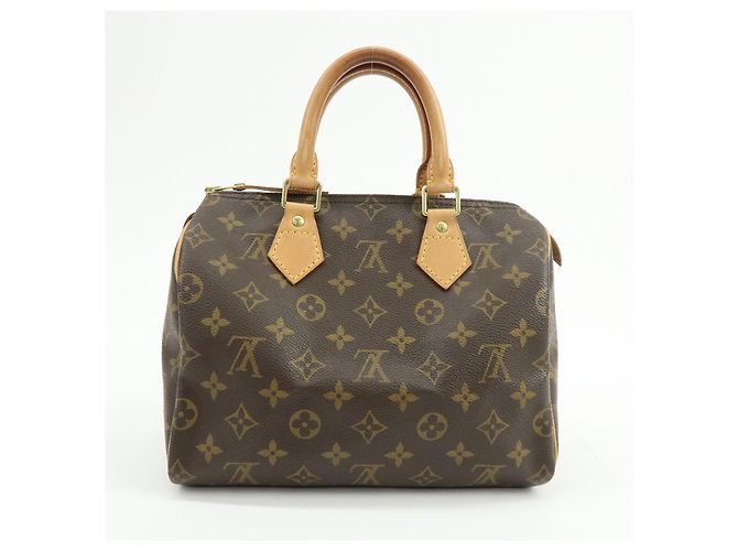 Louis Vuitton Monogram Speedy 25 Boston Bag Hand Bag Brown M41528 - vista 2